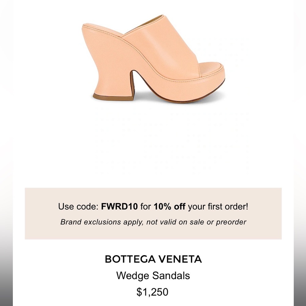 Bottega Veneta Wedge Sandals